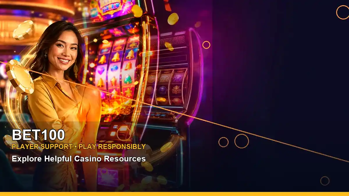 BET100 left-framed adventure online slot games highlighting mobile-friendly casino play