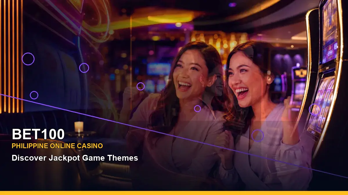 BET100 burst free spins slot games featuring an adult Filipina casino host with a panoramic reel composition — view 2