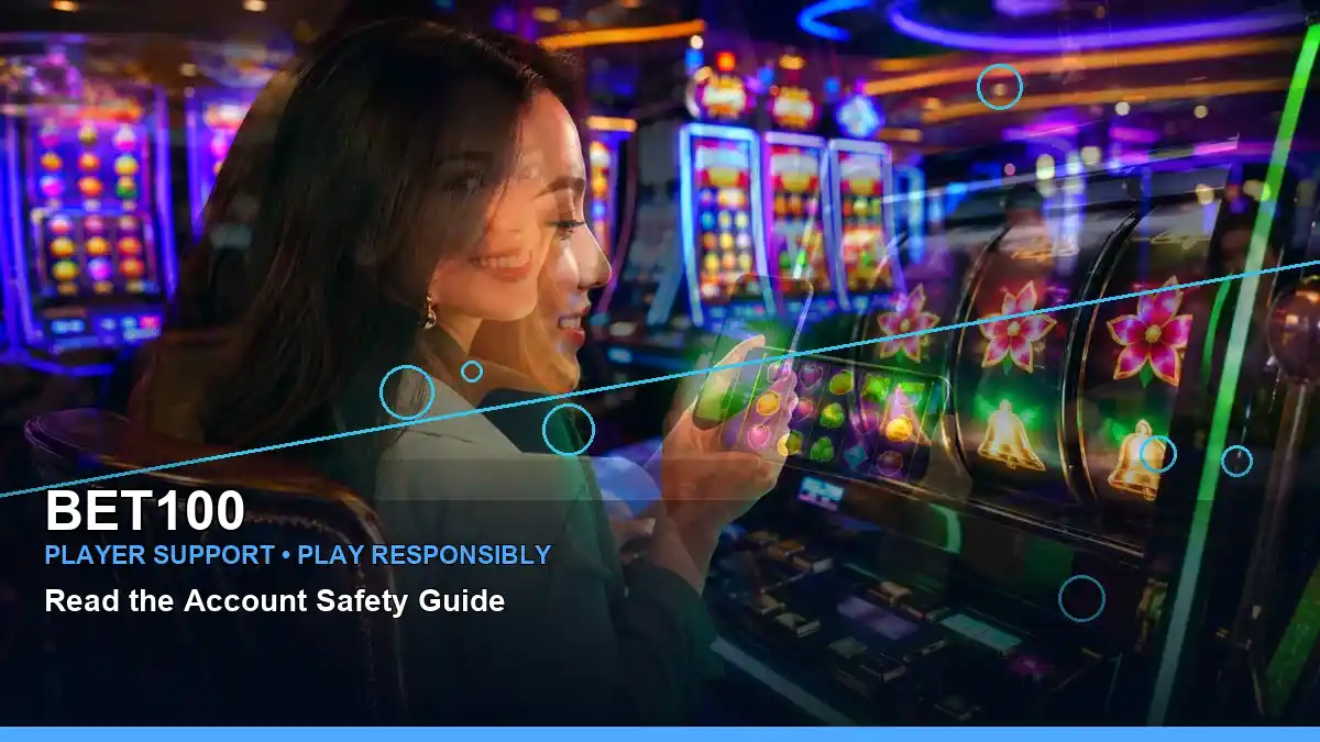 BET100 BET100 policy guide information for Philippine users scene with layered collage duo online slot games for players in